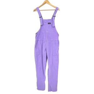 Run & Fly Lavender Purple Corduroy Overalls Dungarees Womens Small